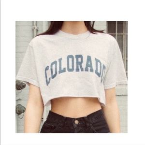 Colorado Graphic Cropped Tee